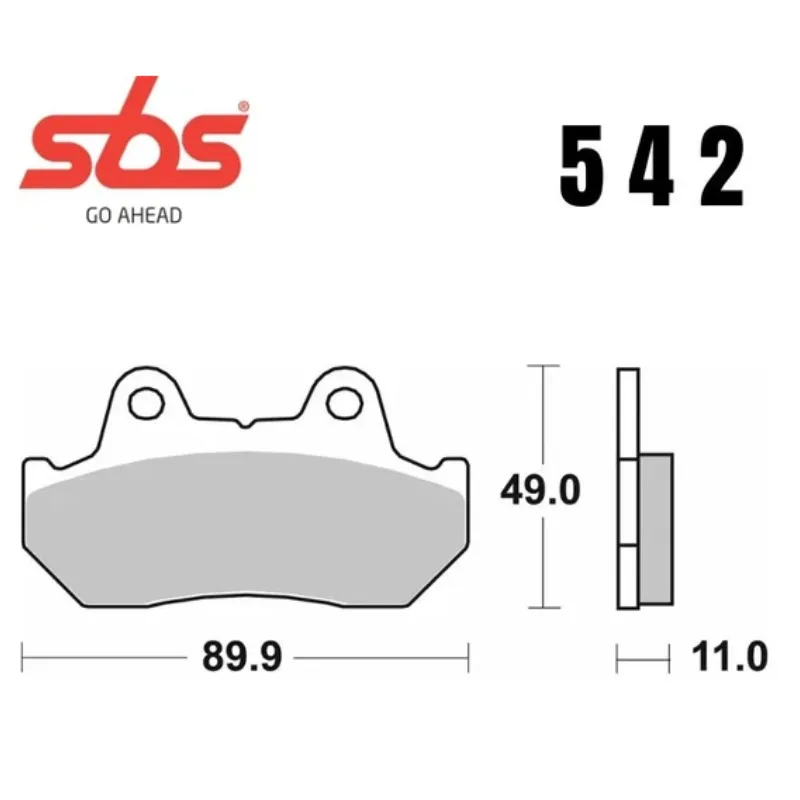 542hf-2. SBS 542HF Brake Pad