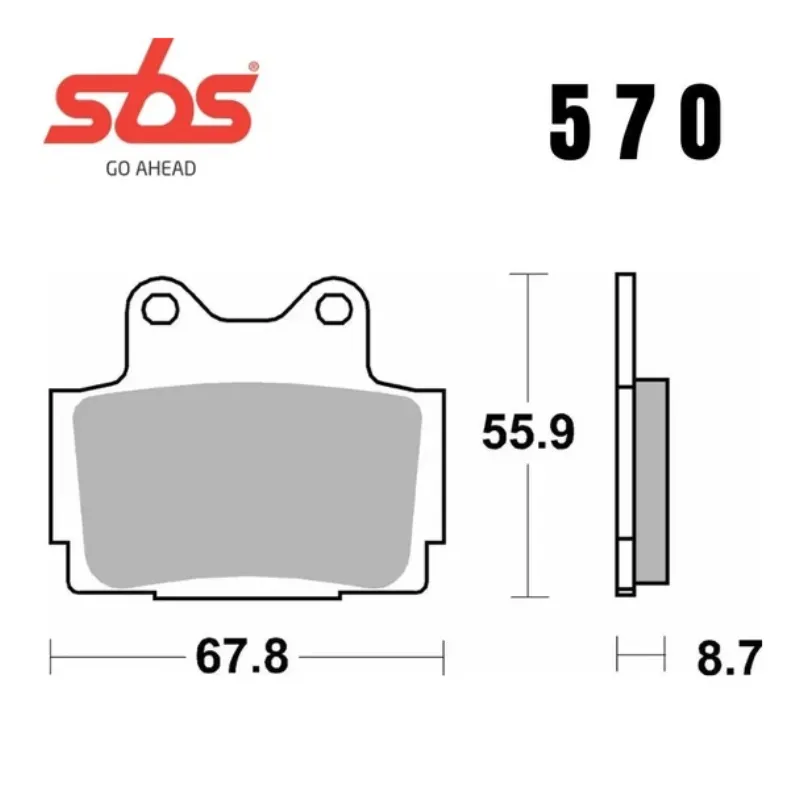 570hf-2. SBS 570HF Brake Pad