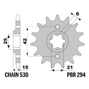 213-F-0294-16#1.jpg. PBR Front Sprocket 294-16