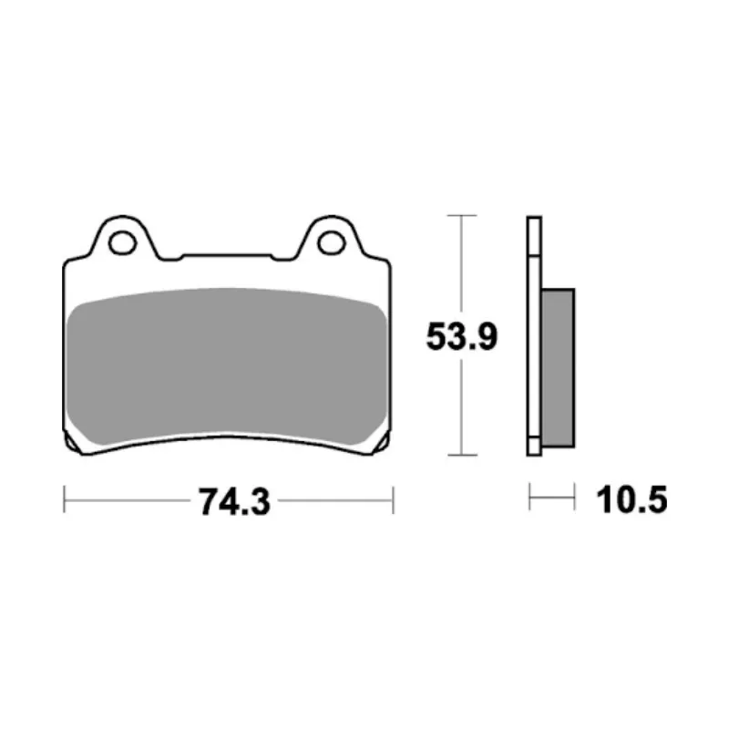 590hf-2. SBS 590HF Brake Pad