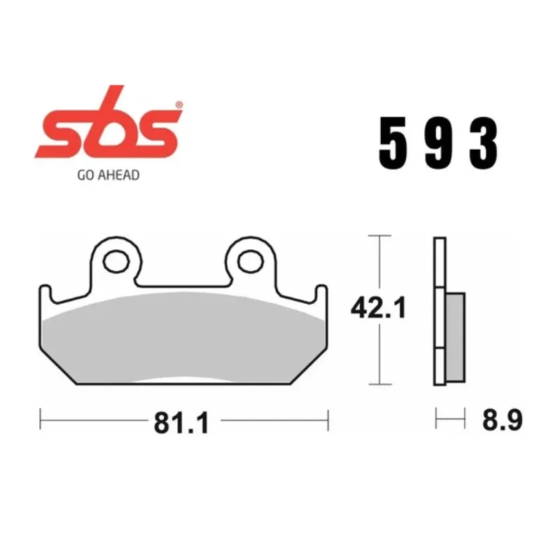 593hf-2. SBS 593HF Brake Pad