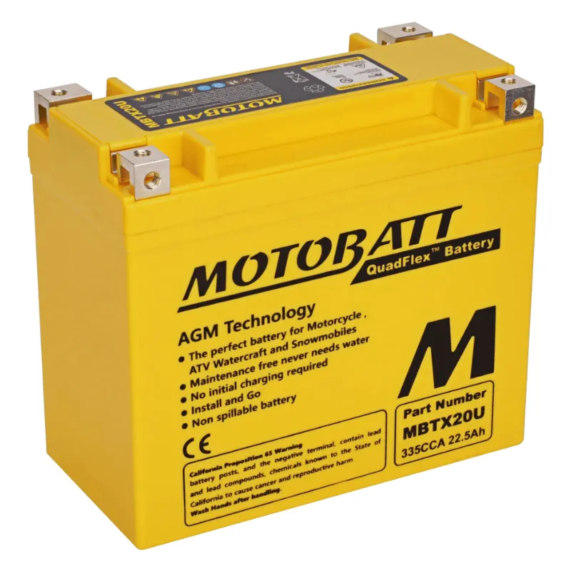 Online-mbtx20u-2. MOTOBATT MBTX20U Battery